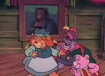 The Mona Lisa in the Gummi Bears episode, "If I Were You"