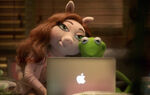 Kermit and Denise laptop