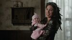 Once Upon a Time - 6x18 - Where Bluebirds Fly - Black Fairy with Baby
