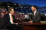 Bryan Cranston visiting Jimmy Kimmel Live! in May 2017.