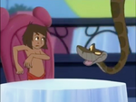 Kaa ready to eat Mowgli