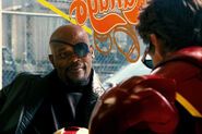 Fury talks to Tony Stark