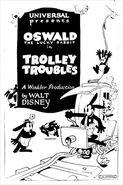 Trolley Troubles fue el cortometraje que lanzó a la fama a Oswald, el conejo afortunado.