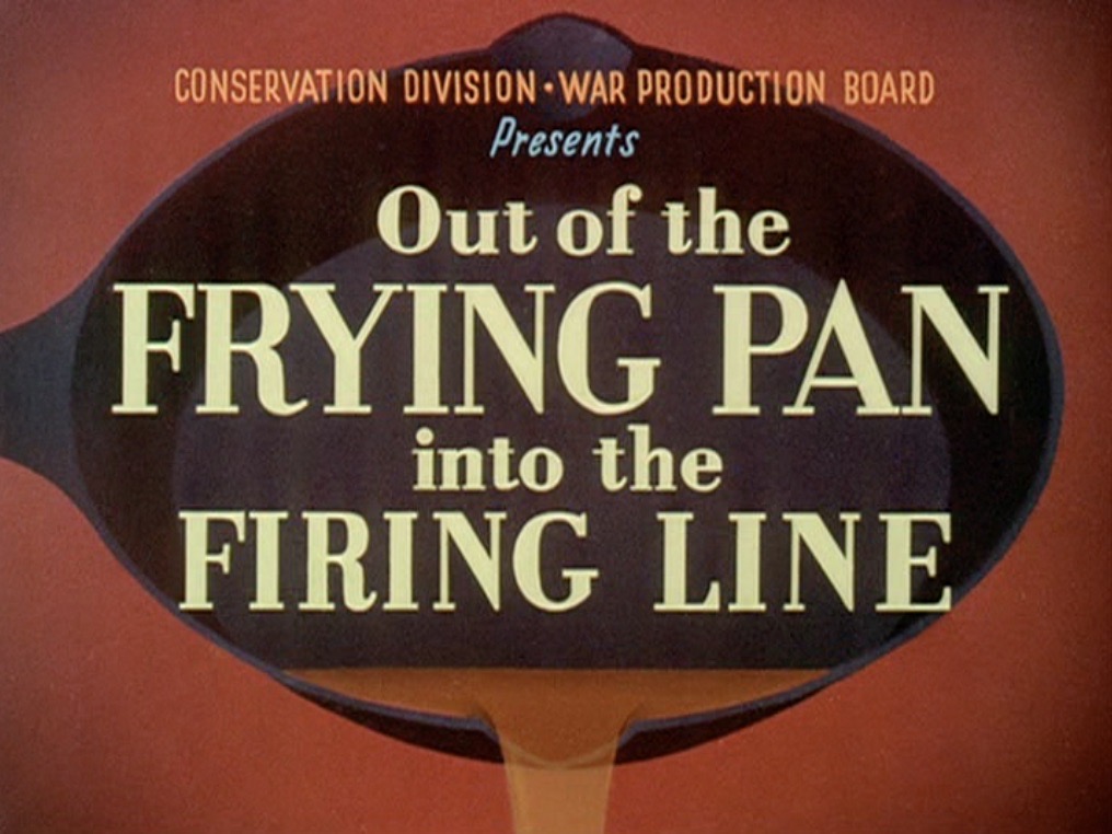 Out of the frying pan