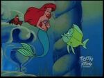 Glowfish with Ariel and Sebastian