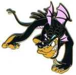 Pluto as Dragon Maleficent