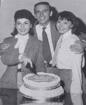 Annette with John Fraser and Janet Munro (the cast of The Horsemasters)