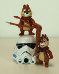 Chip and Dale as Ewoks