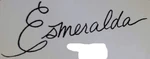 Esmeraldaautograph