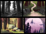 Gravity Falls Concept Art 1