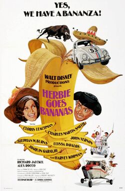 Herbie goes bananas poster