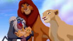 Rafiki with Kiara and her parents