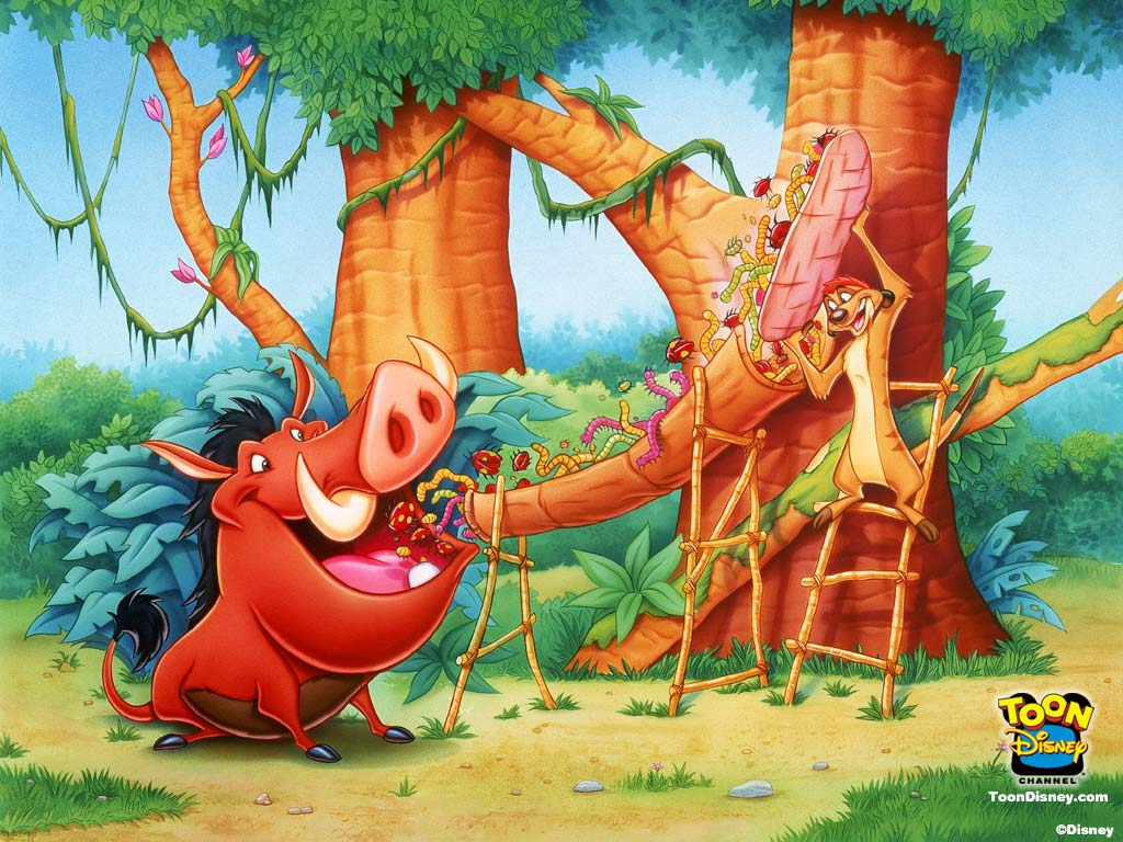 Timon  und Pumbaa Hintergrundbilder