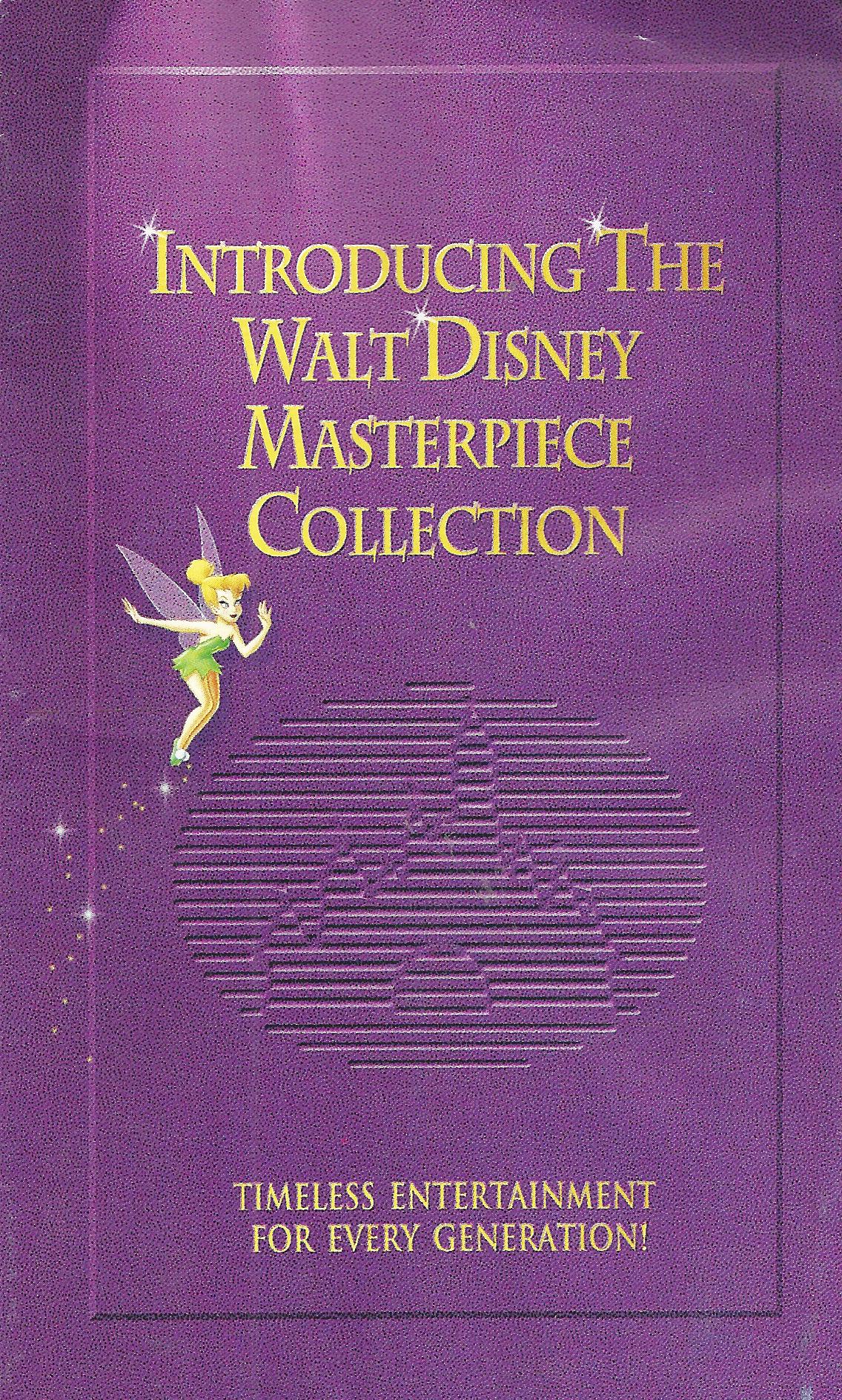 Walt Disney Masterpiece Collection Disney Wiki Fandom The sword in the stone (walt disney masterpiece collection) vhs. walt disney masterpiece collection