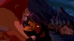 Simba forcing Scar to confess to the pride.