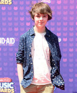 Max Charles attending the 2016 Radio Disney Music Awards.