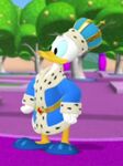 Donald as a king in Mickey Mouse Clubhouse.