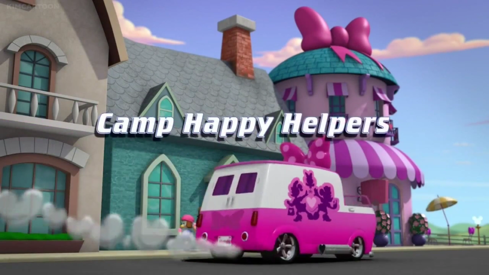 minnie mouse happy helpers van