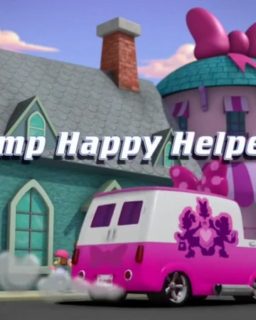 minnie mouse happy helpers van