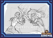 Raya concept art for Disney Sorcerer's Arena