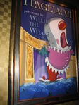 Willie in a poster at the queve area for Mickey's Philharmagic.