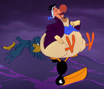 Don Dodo navegando.
