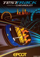 Test Track attraction poster