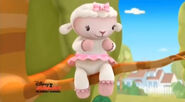 Lambie stuck up in a tree2