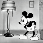 Mickey and lamp