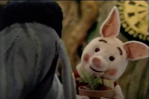 Piglet Cares for a Carrot