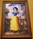 Snow White's portrait as seen in the Hall.