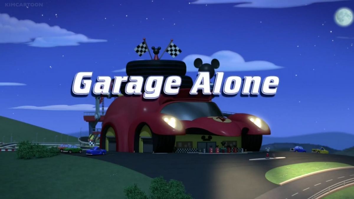 Mickey mouse roadster garage new arrivals
