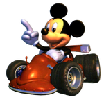 Mickey's Speedway USA Mickey Mouse Render 3