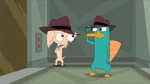 Perry with his fellow agent Pinky