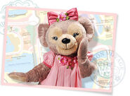 ShellieMay the Disney Bear, as she appears in this outfit for Tokyo DisneySea's Mickey & Duffy's Spring Voyage.