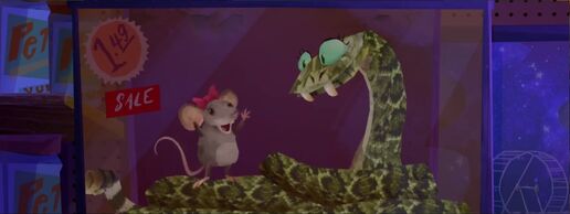 Mouse and snake