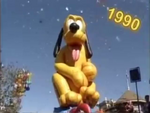 A Pluto balloon at the Party Gras Parade