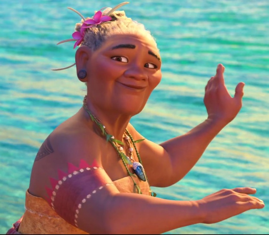 Moana Grandma/grandmother Costume for Adult Women 