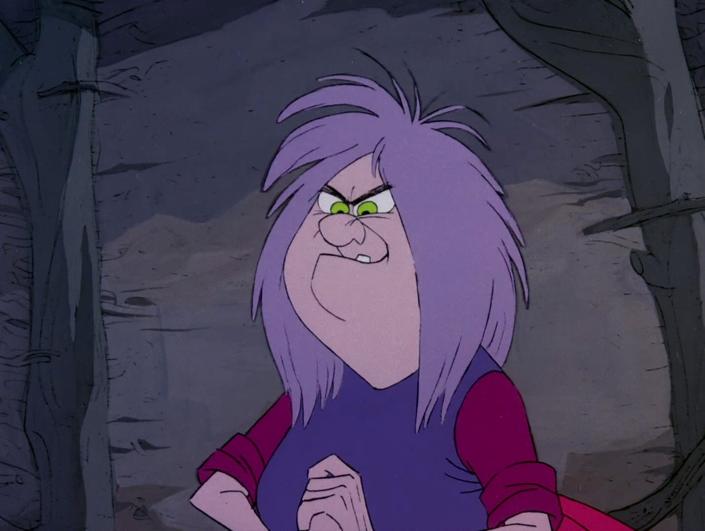 disney characters with purple hair