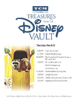 Treasures from The Disney Vault Schedule