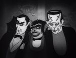 Bela Lugosi's Dracula in Mickey's Gala Premiere