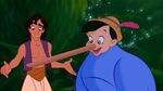 Genie as Pinocchio in Aladdin (1992 film)