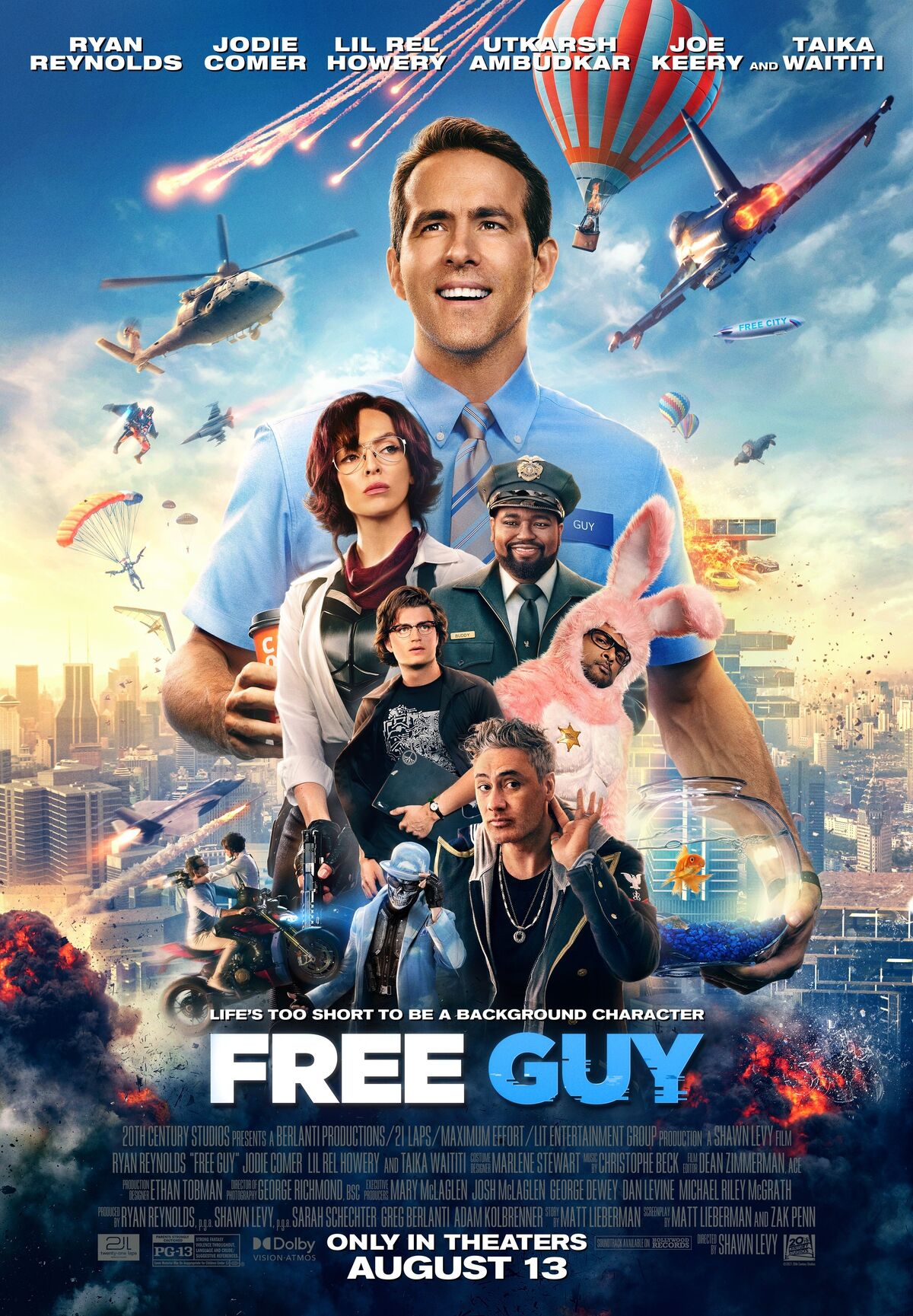 Ryan Reynolds reveals his second character in new movie Free Guy