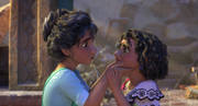 Julieta Cupping Her Daughter's Face