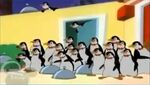 Penguin waiters house of mouse