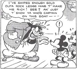 Pete in the Mickey Mouse comic strip