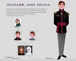 Concept art of Agnarr and the royal family tree