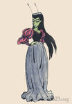 Early concept design of Maleficent by a Disney Studio Artist (5).