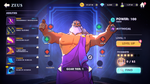 Zeus in Disney Sorcerer's Arena
