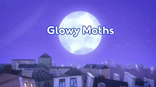 Glowy Moths title card